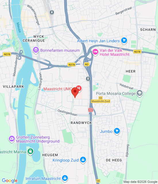 Google maps image for General Practitioner Maastricht and Heuvelland
