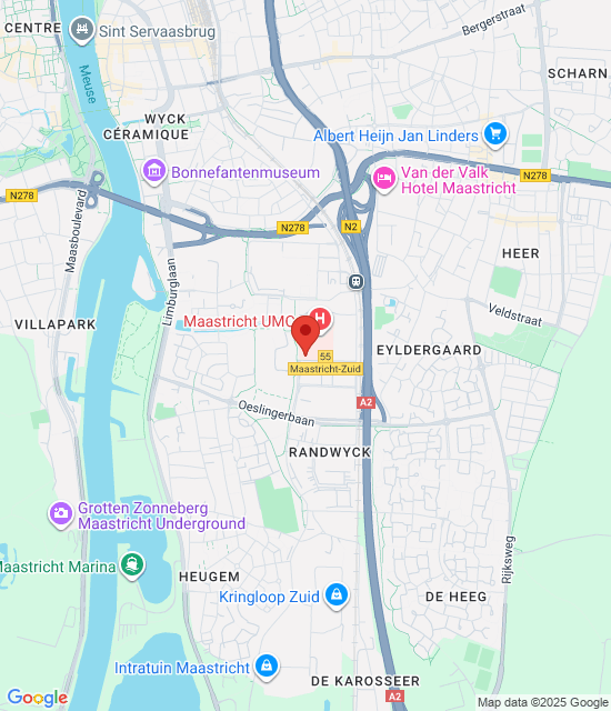Google maps image for Lekarze rodzinni: Stacja Alarmowa w Maastricht i Heuvelland
