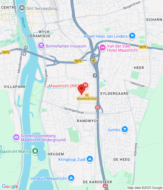 谷歌地图图像 全科医生 Maastricht 和 Heuvelland 急诊站